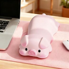 Cute Mouse Wrist Rest Mouse Pad Keyboard Computer Elbow Support Pad Suitable for Laptops, Desks, and Office Supplies-Gray Cat in Kuwait