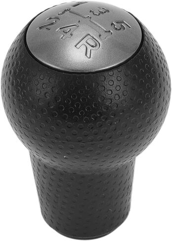 5 Speed Manual Gear Shift Knob, Front Automotive Gearbox Stick Shifter Lever Knob for Honda Fit 2002-2008 Plastic Black Titanium Tone, 1 Pc in Saudi Arabia