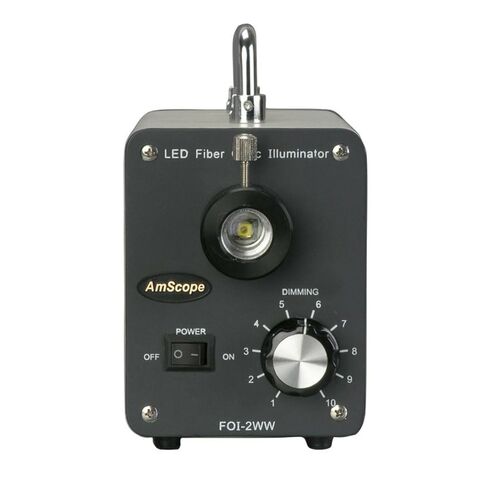 AmScope LED-20WR 20W LED الألياف البصرية O-Ring ضوء المجهر المنور in Kuwait