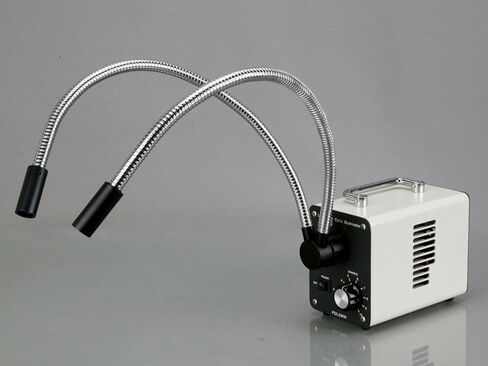 AmScope LED-20WR 20W LED الألياف البصرية O-Ring ضوء المجهر المنور in Kuwait