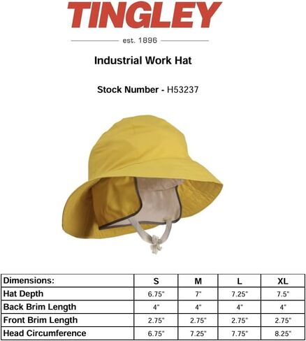 قبعة مبطنة للعمل الصناعي من TINGLEY مع أزرار للتحكم في الأذن وحزام للدردشة in Saudi Arabia
