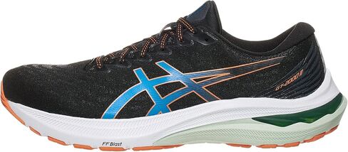 ASICS Men's GT-2000 11 Running Shoes, 10, Black/Glow Yellow in Kuwait