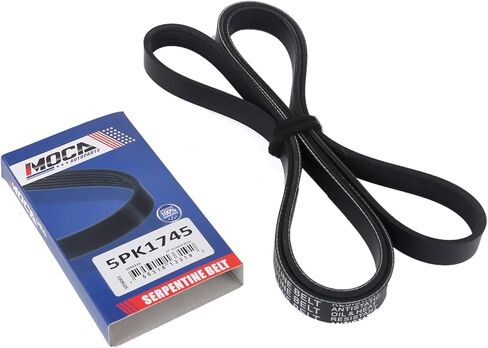 MOCA 5PK1745 EPDM Serpentine Belt fits 2013 for Cadillac ATS 2.0L 2.5L, 2016-2017 for Chevrolet Malibu 1.5L 1.8L 2.0L in Saudi Arabia