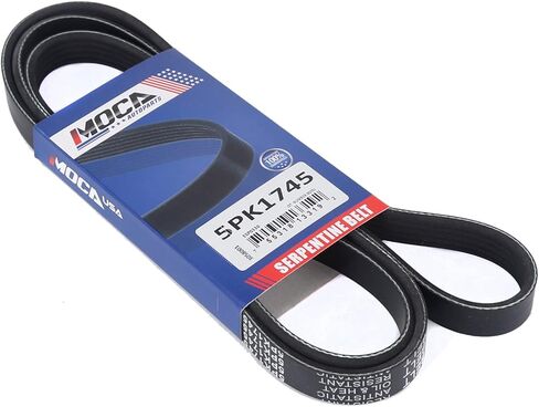 MOCA 5PK1745 EPDM Serpentine Belt fits 2013 for Cadillac ATS 2.0L 2.5L, 2016-2017 for Chevrolet Malibu 1.5L 1.8L 2.0L in Saudi Arabia