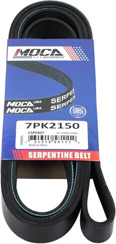 حزام اعوج MOCA 7PK2150 EPDM يناسب 2018, 2019 لسيارة Toyota 4Runner 4.0L, 2011, 2013-2014 Tundra 4.0L, 2011 FJ Cruiser 4.0L in Saudi Arabia