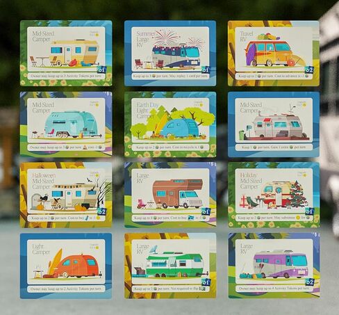 Bear Mountain Camping Adventure Board Game | Family Game for Young Camping Fans and Adults | Easy to Learn | Ages 10+ | for 1-4 Players | Perfect for Outdoor Enthusiasts in Saudi Arabia