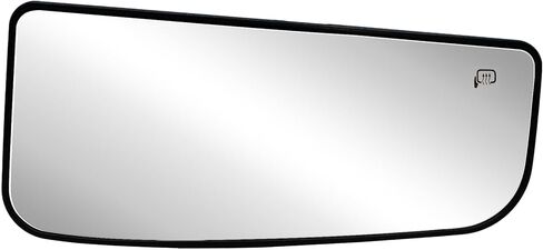 BOOLEE Passenger Right Side Heated Lower Mirror Glass Replacement fit for 2015-2020 Ford F150 2017-2020 F250 F350 F450 F550 Super Duty Towing Mirror Convex Glass with Back Plastic Plate RH in Kuwait