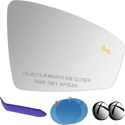 EAP Passenger Side Mirror Glass Compatible with Volkswagen Tiguan 2018-2024, Heated With Blind Spot, 5NN857522A in Saudi Arabia