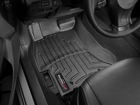 بطانات أرضية مخصصة من Weathertech لسيارة Subaru Crosstrek، Impreza، WRX STi - الصف الأول (444391)، أسود in Kuwait