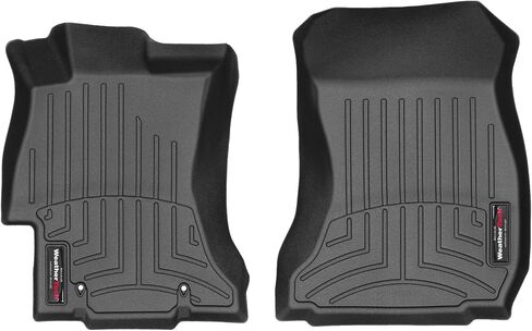 بطانات أرضية مخصصة من Weathertech لسيارة Subaru Crosstrek، Impreza، WRX STi - الصف الأول (444391)، أسود in Kuwait