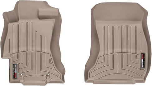 Weathertech Custom Fit FloorLiners for Subaru Crosstrek, Impreza, WRX STi - 1st Row (444391), Black in Saudi Arabia