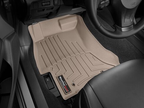 Weathertech Custom Fit FloorLiners for Subaru Crosstrek, Impreza, WRX STi - 1st Row (444391), Black in Saudi Arabia
