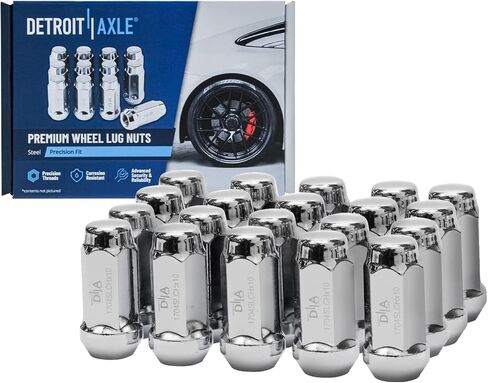 Detroit Axle - 4WD Wheel Bearing Hubs Kit for Jeep Commander 2006-2010, Jeep Grand Cherokee 2005-2010, 4 Front and Rear Wheel Bearing & Hubs 20 Wheel Lug Nuts 2007 2008 2009 Replacement in Saudi Arabia