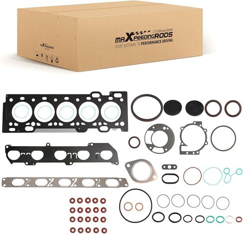 maxpeedingrods مجموعة حشية رأس الأسطوانة لفولفو C30 2004-2015 C70 2006-2013 S40 2004-2011 S60 2010-2015 V50 2005-2011 V60 2015، 2.5L L5، يستبدل HGS4504، HS54547 in Saudi Arabia