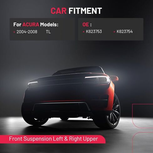 BDFHYK قطعتان من أذرع التحكم العلوية الأمامية مع وصلة كروية متوافقة مع Acura TL 2004 2005 2006 2007 2008 استبدال K623753، K623754 in Saudi Arabia