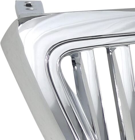 Spec-D Tuning Chrome Vertical Front Hood Grille Compatible with 2004-2008 Ford F150, 2006-2008 Lincoln Mark LT in Saudi Arabia
