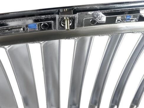 Spec-D Tuning Chrome Vertical Front Hood Grille Compatible with 2004-2008 Ford F150, 2006-2008 Lincoln Mark LT in Saudi Arabia