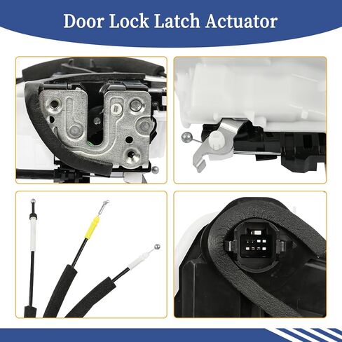 Front Left Driver Side Door Lock Latch Actuator Compatible with Nissan Sentra S SR SV 2020 2021 2022 2023 2024 Replace 80501-6LE1A 80501-6LB1A in Saudi Arabia
