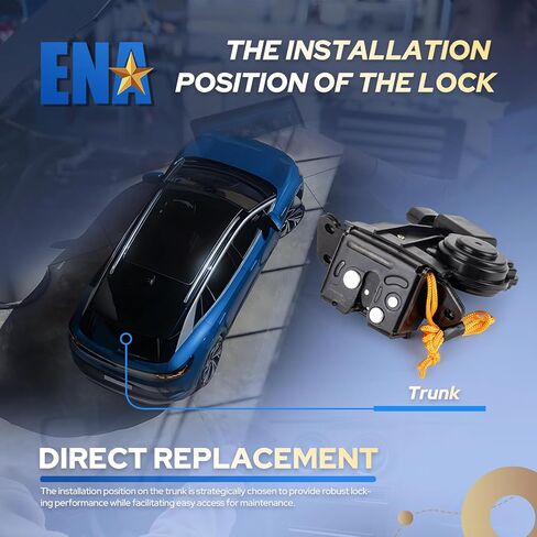 ENA Power Door Lock Latch Actuator Assembly Rear Trunk Lid Compatible with Toyota Highlander Prius V RAV4 Scion iQ xB xD 2008-2018 Replacement for 6935028150 6935028151 DLA1447 TY0818384 SM2070 in Saudi Arabia