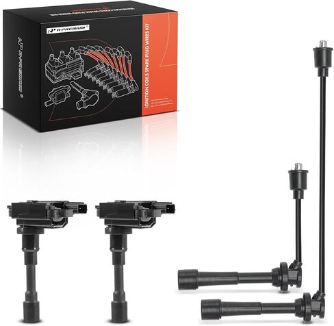 A-Premium 2 Ignition Coils with 2 Wire Compatible with Suzuki Esteem 1999 2000 2001 1.6L in Saudi Arabia