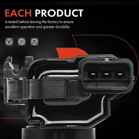 A-Premium 2 Ignition Coils with 2 Wire Compatible with Suzuki Esteem 1999 2000 2001 1.6L in Saudi Arabia