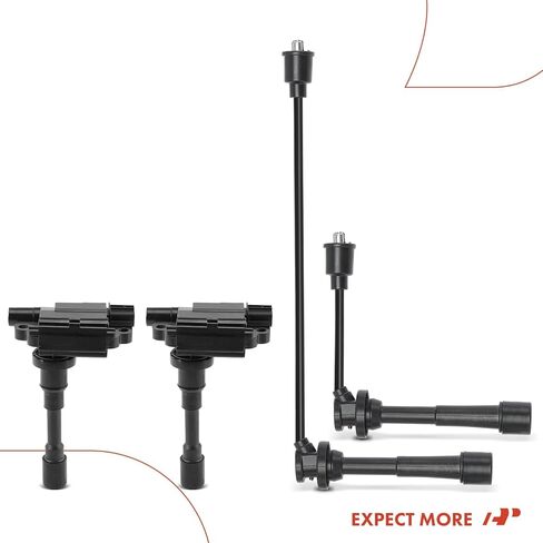 A-Premium 2 Ignition Coils with 2 Wire Compatible with Suzuki Esteem 1999 2000 2001 1.6L in Saudi Arabia