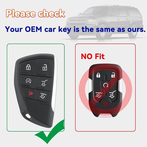 2PCS Smart Remote Key Fob Replacement for Chevy Tahoe Suburban 2021 2022 2023 2024 GMC Yukon XY Keyless Entry Remote Control YG0G21TB2 6 Buttons in Saudi Arabia