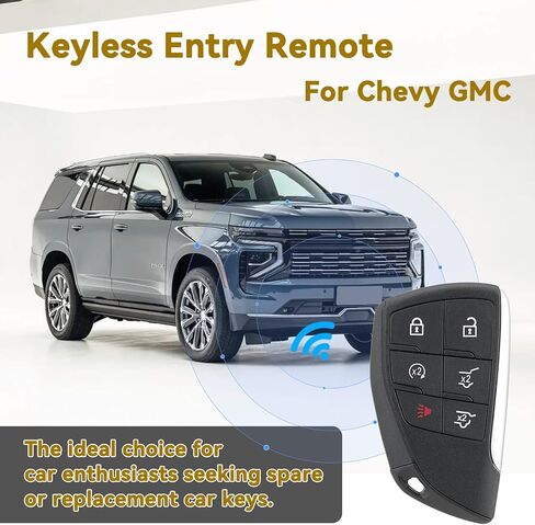 2PCS Smart Remote Key Fob Replacement for Chevy Tahoe Suburban 2021 2022 2023 2024 GMC Yukon XY Keyless Entry Remote Control YG0G21TB2 6 Buttons in Saudi Arabia