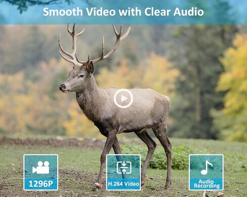 GardePro A50 Trail Camera, 4K 64MP, New-Gen Image Technology, Ultra-Low Light Sensitivity Sensor, Night Vision, Motion Activated in Kuwait