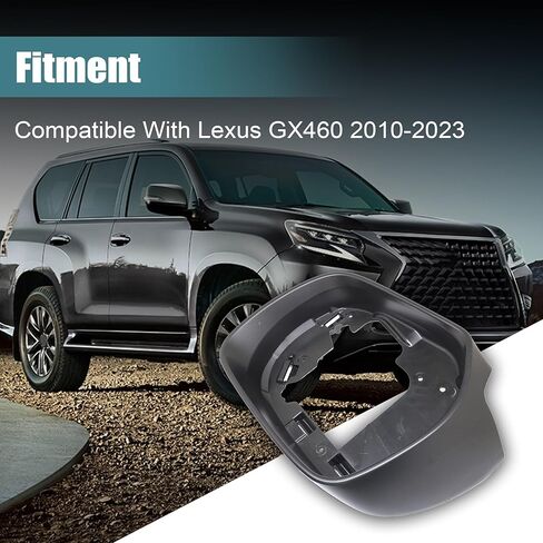GXARTS الجانب الأيمن غطاء مرآة الباب الخلفي الإسكان متوافق مع لكزس GX460 2010 2011 2012 2013 2014 2015 2016 2017 2018 2019 2020 2021 2022 2023 in Saudi Arabia