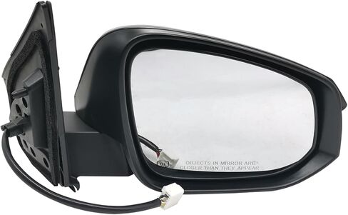 مجموعة مرآة باب الجانب الأيمن للراكب متوافقة مع Toyota RAV4 2013 2014 2015 زجاج الطاقة مُسخن مع ضوء إشارة الانعطاف يحل محل TO1321310 أسود (7 دبابيس) in Saudi Arabia