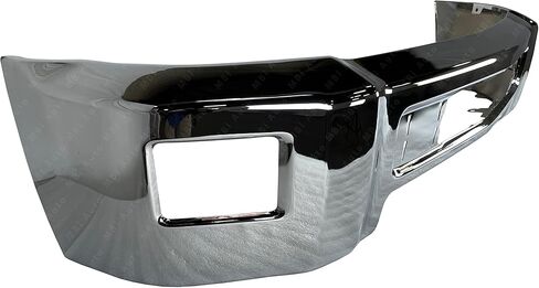 MBI AUTO - Chrome, Steel Front Bumper Face Bar Compatible with 2015-2019 Chevy Silverado 2500 & 3500 w/Fog 15-19, GM1002849 in Saudi Arabia