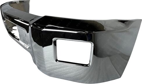 MBI AUTO - Chrome, Steel Front Bumper Face Bar Compatible with 2015-2019 Chevy Silverado 2500 & 3500 w/Fog 15-19, GM1002849 in Saudi Arabia