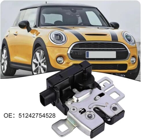 مفتاح غطاء التمهيد الخلفي لميني كوبر لـ R50 لـ R53 2002-2006 لـ R56 2007-2013 مزلاج الباب الخلفي المحرك غطاء السيارة قفل الباب الجذع 51242754528 in Saudi Arabia