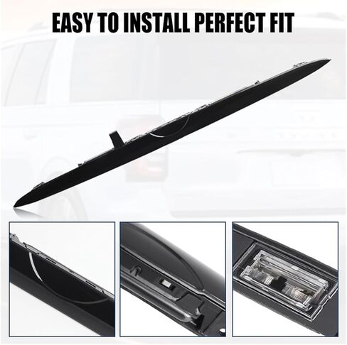 Boot Trunk Lid Handle Grip with Key Button 51137170676 51137054941 Compatible with BMW X5 E53 2000-2006 Touring Rear Hatch Lid Handle Grip(Black) in Saudi Arabia