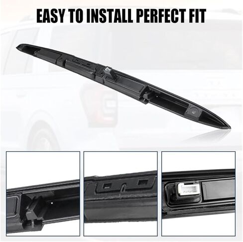 Boot Trunk Lid Handle Grip with Key Button 51137170676 51137054941 Compatible with BMW X5 E53 2000-2006 Touring Rear Hatch Lid Handle Grip(Black) in Saudi Arabia