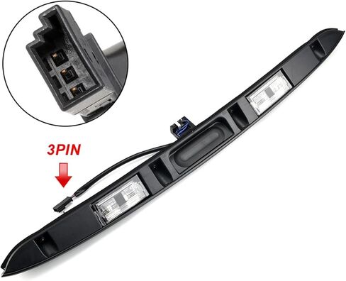 مقبض غطاء صندوق السيارة بمفتاح الباب الخلفي مع زر مفتاح متوافق مع BMW E46 316i 320i 323i 325i 328i 330i 1998-2005 51137171699 1998-2005 in Saudi Arabia