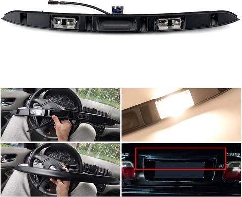 مقبض غطاء صندوق السيارة بمفتاح الباب الخلفي مع زر مفتاح متوافق مع BMW E46 316i 320i 323i 325i 328i 330i 1998-2005 51137171699 1998-2005 in Saudi Arabia