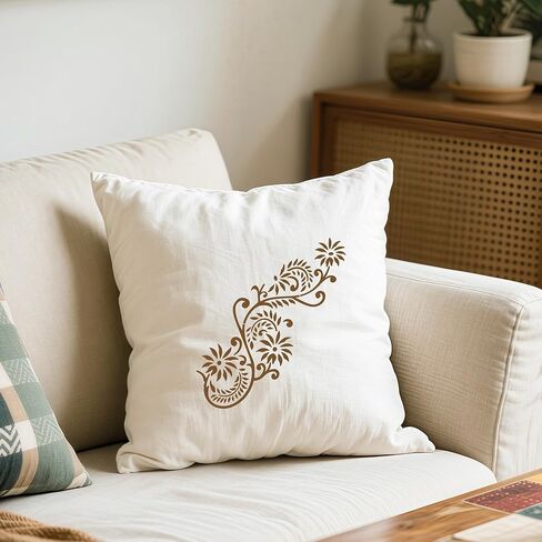 Stencils for Painting on Wood, 14Pcs Reusable Leaf/Flower Stencils for Painting on Walls, Furniture, Home Decor, DIY Crafts in Saudi Arabia