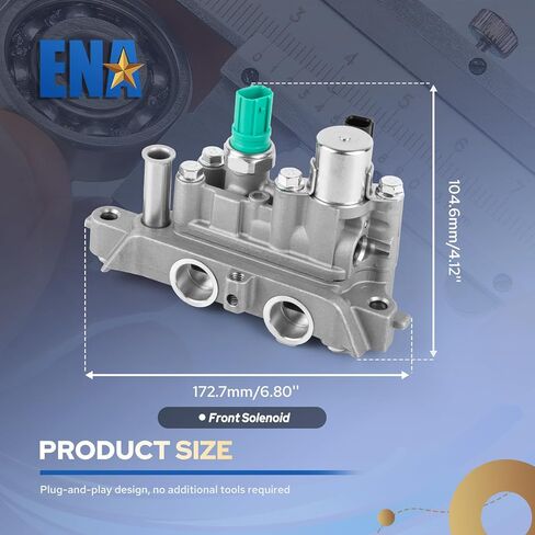 ENA محرك متغير صمام توقيت الملف اللولبي VVT متوافق مع Honda Accord Crosstour Acura MDX RLX TLX 3.0L 3.5L V6 2013-2020 محرك عمود الحدبات الأمامي الملف اللولبي لـ 918-075 مجموعة من 1 in Saudi Arabia