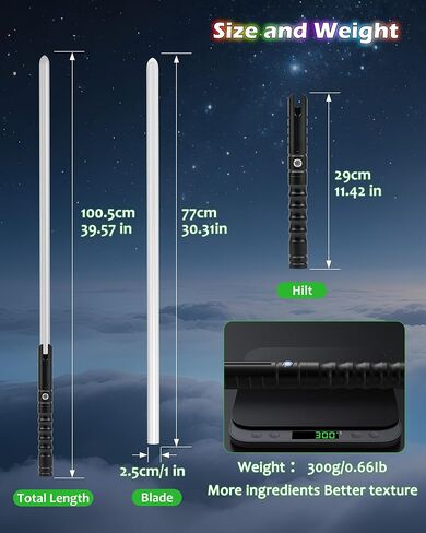 Lightsaber Metal Hilt Light Saber, Force Rechargeable 1Pack 12 Colors in Gradient Lightsabers for Dueling,Real Dueling Lightsaber for Adults,FX Sound Light Sabers for Kids,Galaxy War Fighters Cosplay in Kuwait