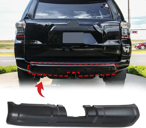 Rear Bumper Lower Valance Panel Bumper Molding Replace Fit For 2016-2023 Toyota 4Runner TRD Matte Black Exterior Car Accessories 5216935110 TO1195105 in Saudi Arabia