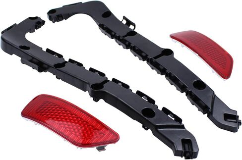 Rear Driver and Passenger Side Bumper Bracket and Reflector for Jeep Grand Cherokee 2011-2021, Grand Cherokee WK 2022 in Saudi Arabia