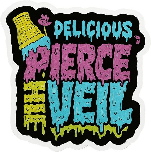 حجاب بيرس لذيذ - ملصق فينيل جمالي - ملصق لاصق مقاوم للماء للكمبيوتر المحمول، زجاجة مياه، سيارة، مجلة، سجل القصاصات، الهاتف - ملصق متين 4 بوصات للمراهقين والبالغين والأطفال in Kuwait