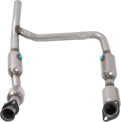محول حفاز على كلا الجانبين متوافق مع 2000-2004 Ford Expedition F-150 Heritage 4.6L V8 RWD Silvery 409 الفولاذ المقاوم للصدأ يسار ويمين in Kuwait