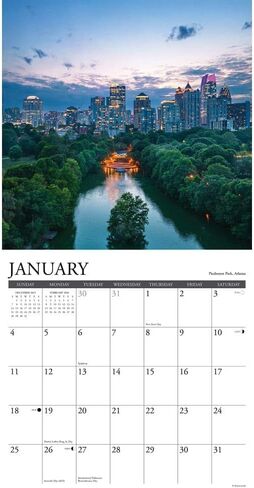 Willow Creek Press, Georgia 2026 Wall Calendar, 12'' X 12'', 18-Month Calendar with Stapled Binding in Saudi Arabia