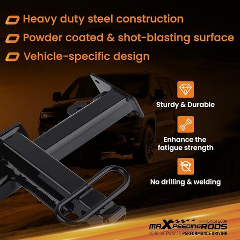 maXpeedingrods Class 2 Trailer Hitch Receiver, 1-1/4" Receiver, Rear Towing Hitch for Chevrolet Impala 2000-2013, Impala Limited 2014-2016, 3500 LBS GTW in Saudi Arabia