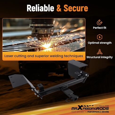 maXpeedingrods Class 2 Trailer Hitch Receiver, 1-1/4" Receiver, Rear Towing Hitch for Chevrolet Impala 2000-2013, Impala Limited 2014-2016, 3500 LBS GTW in Saudi Arabia
