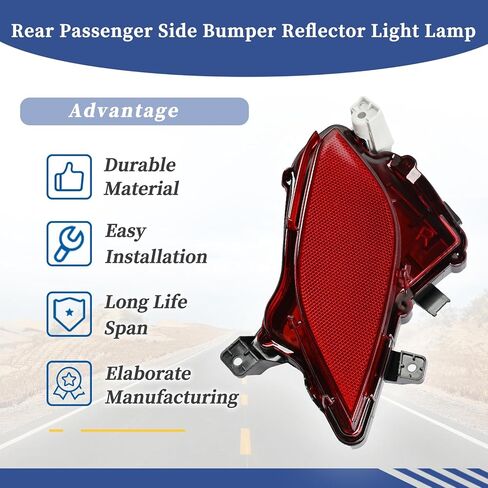 81480-0E060 Rear Passenger Side Bumper Reflector Light Lamp Fit for Toyota Highlander 2020 2021 2022 2023 Right Side in Saudi Arabia