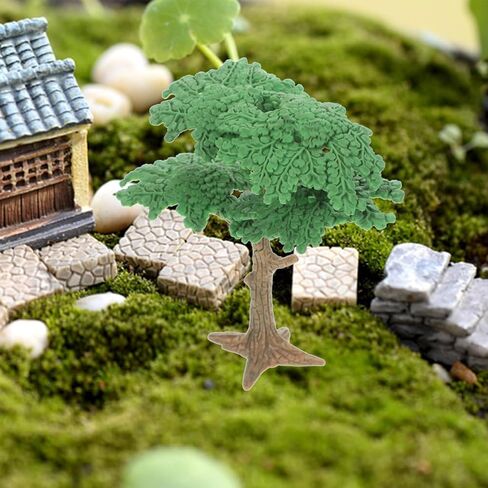 Kisangel 3Pc Mini Pine Tree and Cypress Model - Vivid Artificial Trees for Kids Home and Office Decor - Perfect for Model Train Diorama and Micro Landscape Ornament in Saudi Arabia